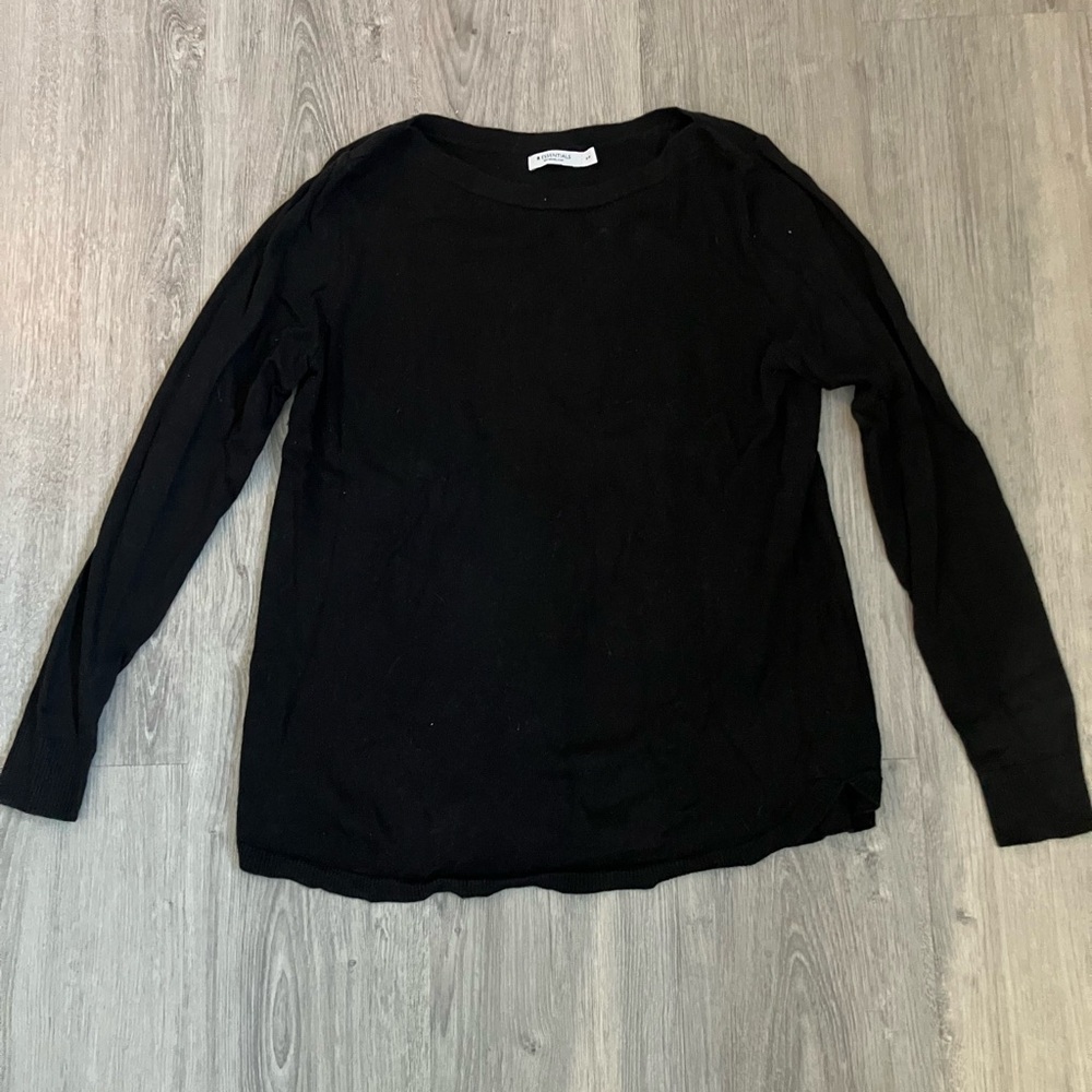 2/$20 Light weight black sweater